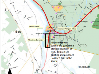 Part of Trail System Proposed Lots to be Purchased