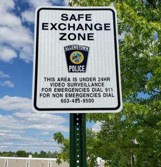 Safe Exchange Sign