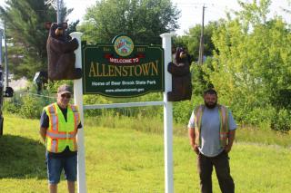 Allenstown NH Town Sign
