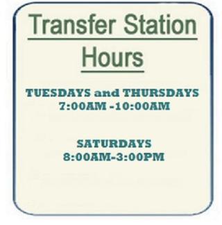 Transfer Station Hours